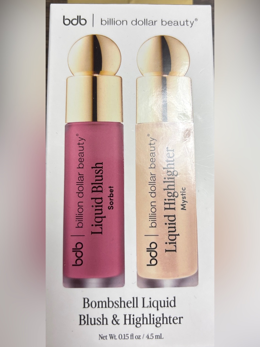 bdb Billion Dollar Beauty Bombshell Liquid Blush & Highlighter - Sorbet & Mystic